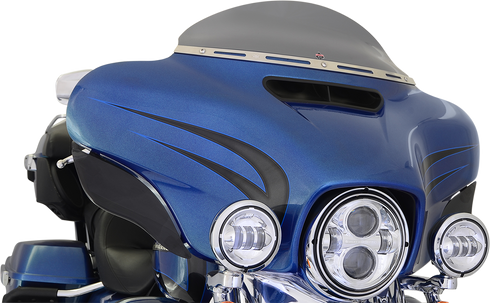 KLOCK WERKS Flare™ Windshield - 5" - Dark Smoke - FLH KWW-01-0389