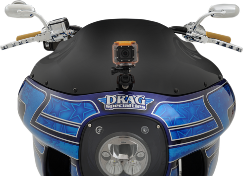 KLOCK WERKS Flare™ Windshield - 9" - Black - FXRP KWW-02-0501