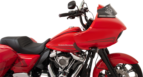 KLOCK WERKS Sport Flare™ Windshield - 6" - Black - FLTR KWW-01-0403