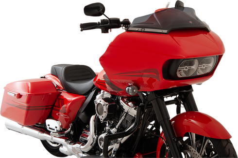 KLOCK WERKS Sport Flare™ Windshield - 6" - Dark Smoke - FLTR KWW-01-0402