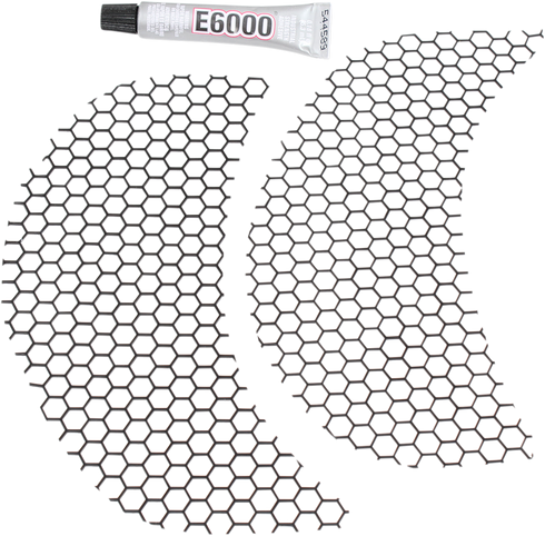 KLOCK WERKS Fairing Vent Screen - Honeycomb KWS-01-0320-B