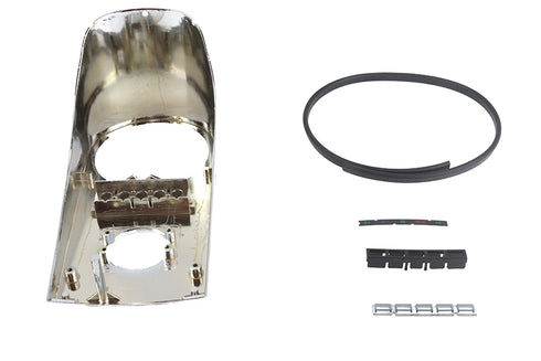 V-Twin Chrome Dash Cover - 39-0101