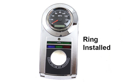 V-Twin Chrome Speedometer Adapter Ring Kit - 39-0130