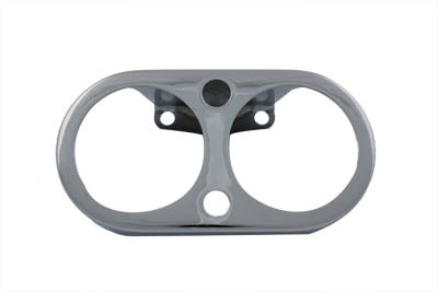 V-Twin Chrome Speedometer and Tachometer Housing - 39-0139