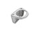 V-Twin Chrome Single Gauge Housing - 39-0143