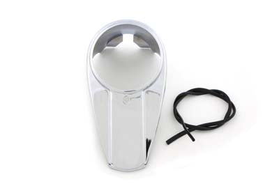 V-Twin Chrome Bob Dash Cover - 39-0144