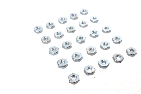 V-Twin Zinc Hex Nut 6/32 inch Standard - 39-0166