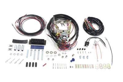 V-Twin Five Light Dash Base Wiring Harness Assembly - 39-0198