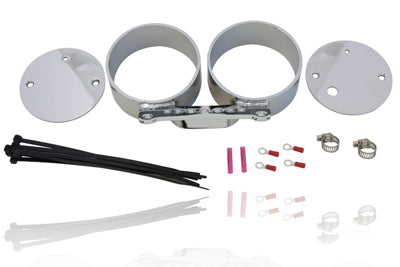 V-Twin Dual Gauge Mount Bracket Chrome - 39-0213