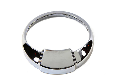 V-Twin Chrome 3.75 inch Speedometer Visor - 39-0223