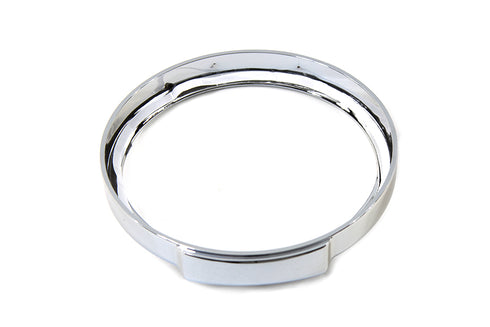 V-Twin Chrome 3.75 inch Speedometer Visor - 39-0223