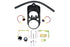 V-Twin FXS Dash Housing Kit Black - 39-0243