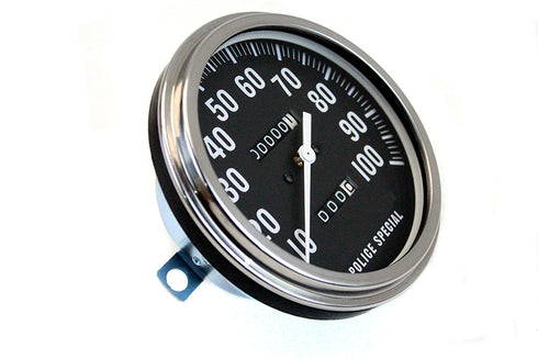 V-Twin Replica Police 2:1 Speedometer - 39-0293