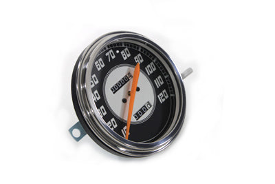 V-Twin Speedometer with 2:1 Ratio and Orange Needle - 39-0300