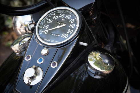 V-Twin Police Special Speedometer with 1:1 Ratio - 39-0303