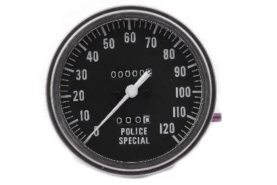 V-Twin Police Special 1:1 Speedometer - 39-0322