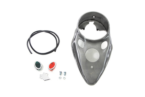 V-Twin Raw Cateye Dash Panel - 39-0360