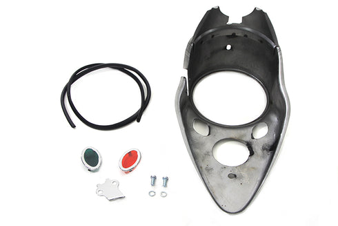 V-Twin Raw Cateye Dash Panel - 39-0360