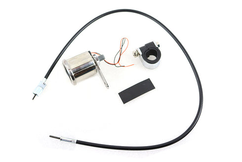 V-Twin Deco 48mm Mechanical Tachometer Kit with 2:1 Ratio - 39-0366