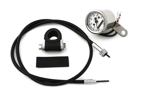 V-Twin Deco Mini 48mm Speedometer Kit with 2:1 Ratio - 39-0368