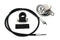 V-Twin Deco Mini 48mm Speedometer Kit with 2:1 Ratio - 39-0368