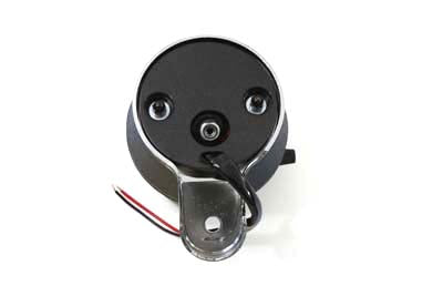 V-Twin Speedometer Black Plastic Style 2:1 - 39-0372