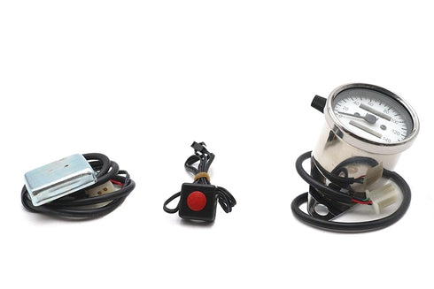 V-Twin Mini Multi Colored 60mm Speedometer with 2240:60 Ratio - 39-0433