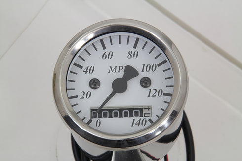V-Twin Mini 48mm Speedometer with 2240:60 Ratio - 39-0436