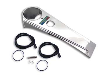 V-Twin Chrome Long Rider Style Dash Panel - 39-0450
