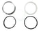 V-Twin Replica Speedometer Bezel/Lens Kit - 39-0451