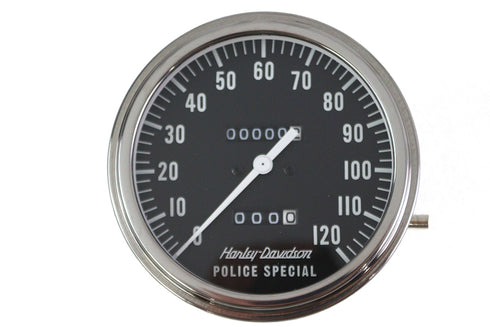 V-Twin Replica Police 1:1 Speedometer - 39-0472