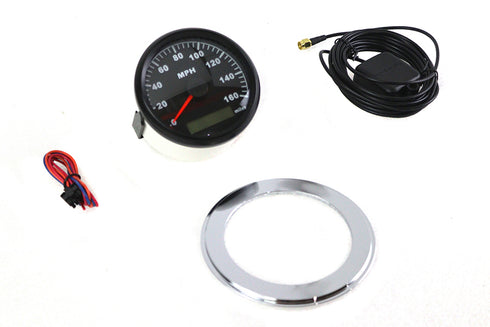 V-Twin 85mm GPS Speedometer Kit - 39-0474