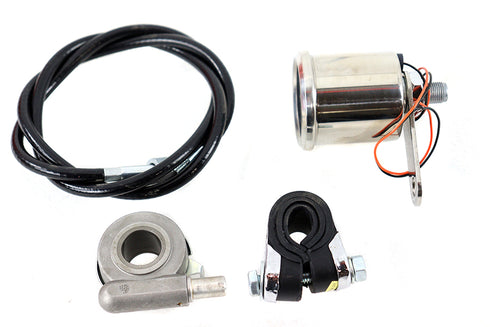 V-Twin Deco Mini 48mm Speedometer Kit with 2:1 Ratio - 39-0554
