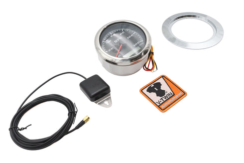 V-Twin 85mm GPS Speedometer Kit - 39-0574