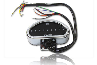 V-Twin Digital Mini Speedometer and Tachometer - 39-0599