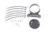 V-Twin Single Gauge Mount Bracket Black - 39-0686