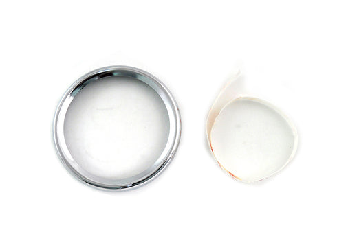 V-Twin Instrument Gauge Bezel Cover Chrome - 39-0700