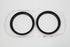 V-Twin 4 inch Gauge Bezel Cover Black Set - 39-0703