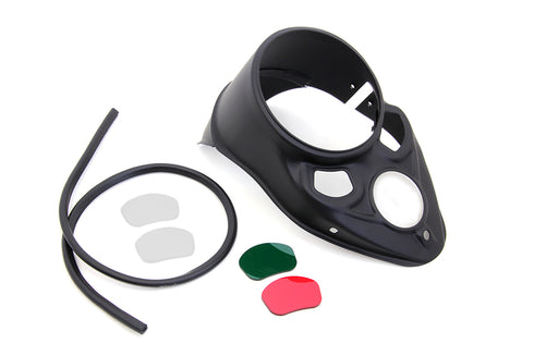 V-Twin Black Dash Panel - 39-0747