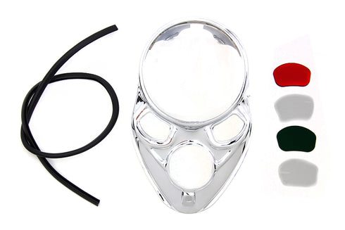 V-Twin Chrome Dash Panel - 39-0749