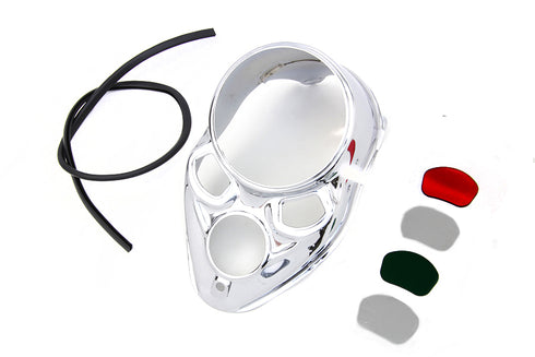 V-Twin Chrome Dash Panel - 39-0749