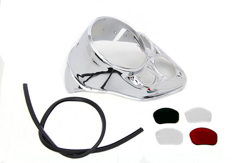 V-Twin Chrome Dash Panel - 39-0749