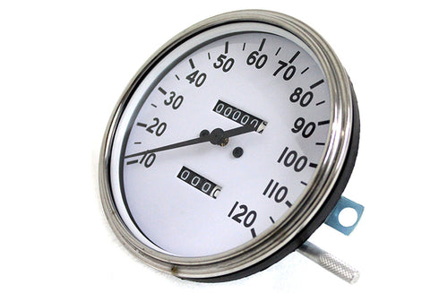 V-Twin Replica 2:1 Speedometer with Black Needle - 39-0823