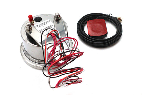 V-Twin 85mm GPS Speedometer Chrome - 39-0846