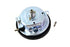 V-Twin Speedometer with 2:1 Ratio and White Needle - 39-0855