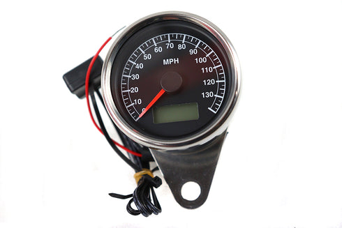 V-Twin Mini Mechanical Speedometer with 2:1 Ratio - 39-0858