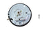 V-Twin FLH 2:1 Ratio Replica Green Face Speedometer - 39-0889