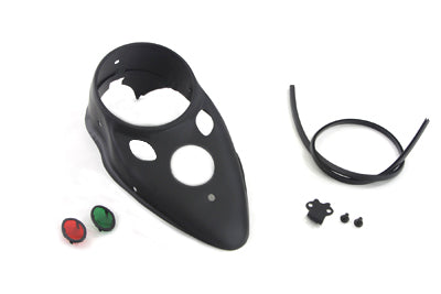 V-Twin Replica Cateye Dash Panel Black - 39-0898