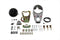 V-Twin Chrome Three Light Dash Panel Kit with 2:1 Ratio Speedometer - 39-0910