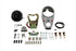 V-Twin Chrome Three Light Dash Panel Kit with 2:1 Ratio Speedometer - 39-0910